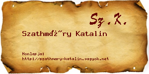 Szathmáry Katalin névjegykártya